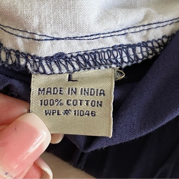 WASHED, STONE & BEATEN / “Snappers” Anchor Print Shorts Size L - Picture 4 of 12